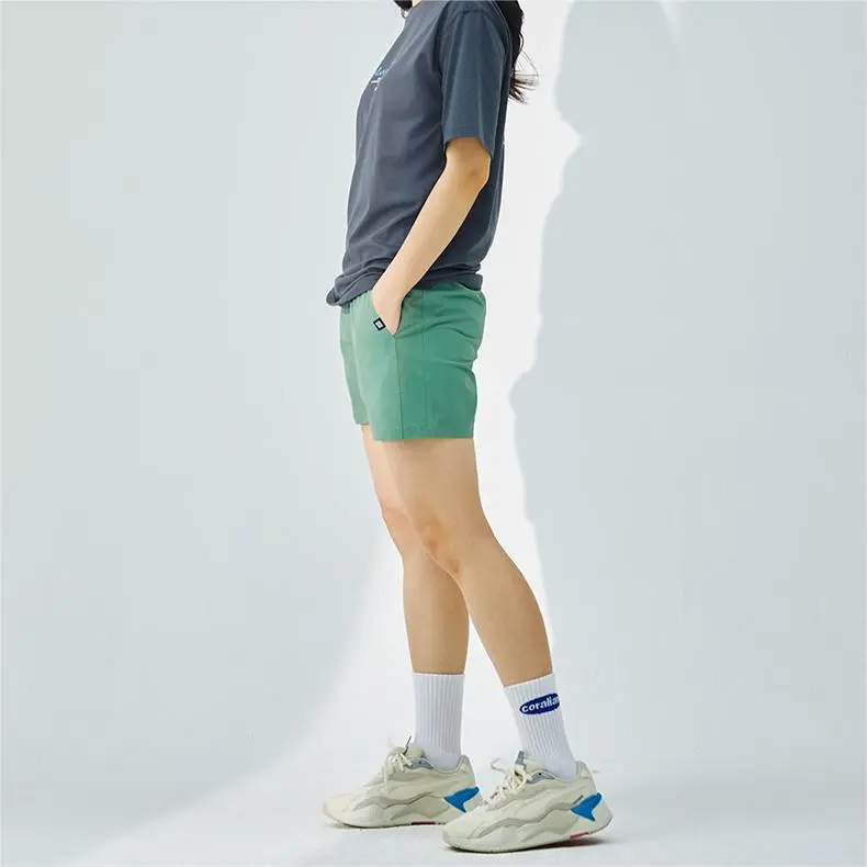 CORALIAN RUNOFF Collection Casual Shorts Unisex Green-3