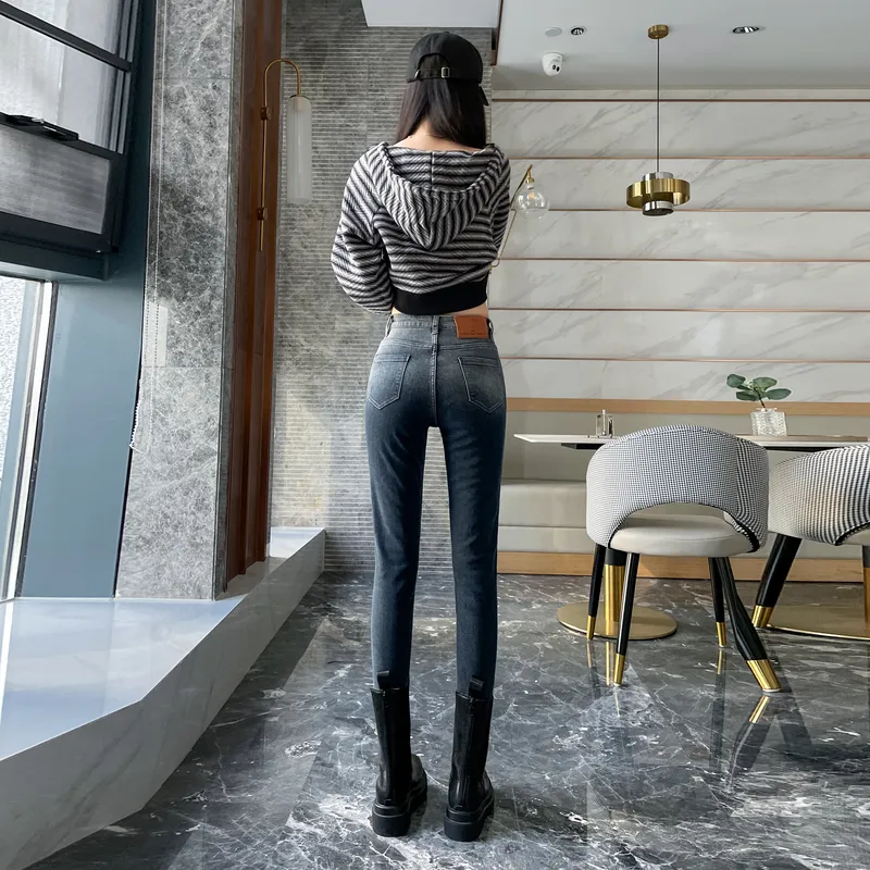 BASIC HOUSE Jeans Women's Gradient Blue-2