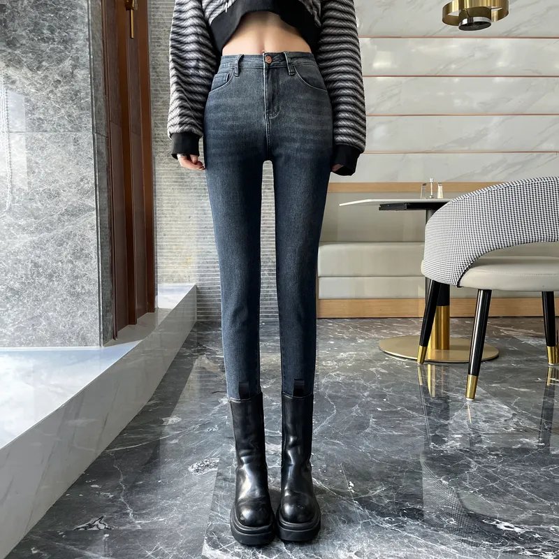 BASIC HOUSE Jeans Women's Gradient Blue-3