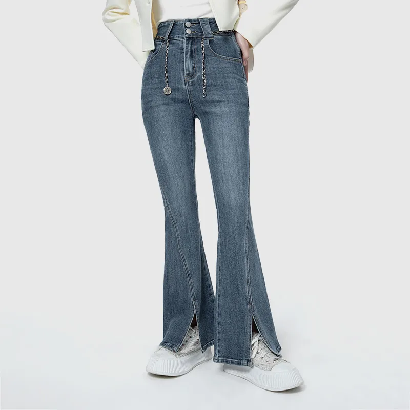 ELOF Jeans Women's Blue-2