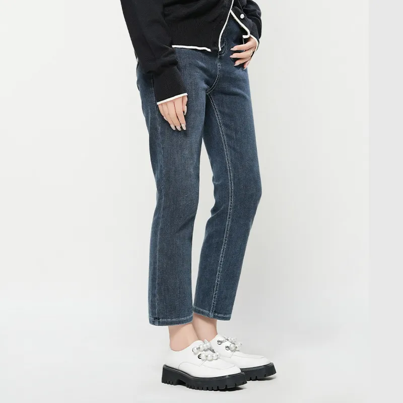 ELOF Jeans Women's Dark Blue-3