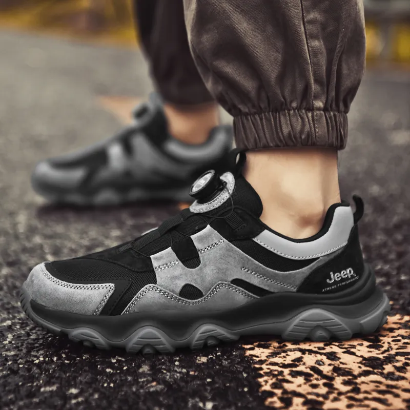 Jeep Breathable Lightweight Anti-Slip And Wear-Resistant Low-Top Outdoor Shoes Men's-7