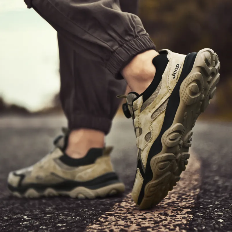 Jeep Breathable Lightweight Anti-Slip And Wear-Resistant Low-Top Outdoor Shoes Men's-15