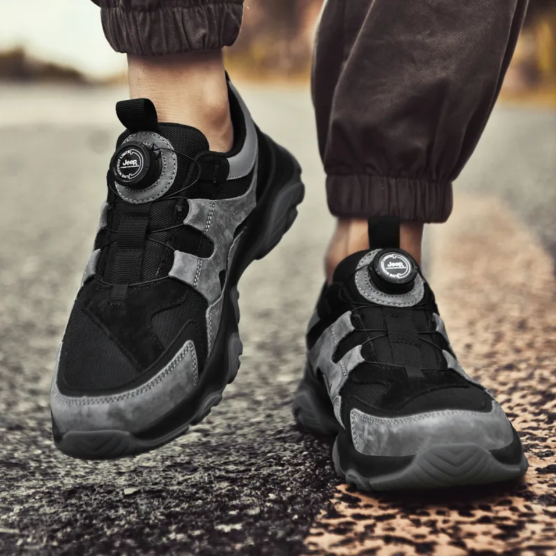 Jeep Breathable Lightweight Anti-Slip And Wear-Resistant Low-Top Outdoor Shoes Men's-6