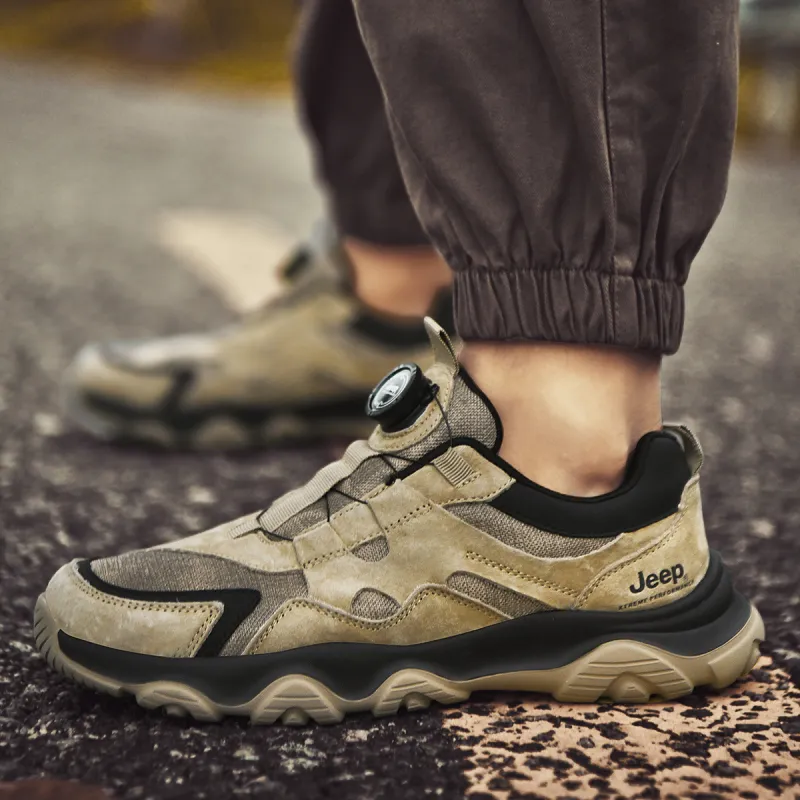 Jeep Breathable Lightweight Anti-Slip And Wear-Resistant Low-Top Outdoor Shoes Men's-14