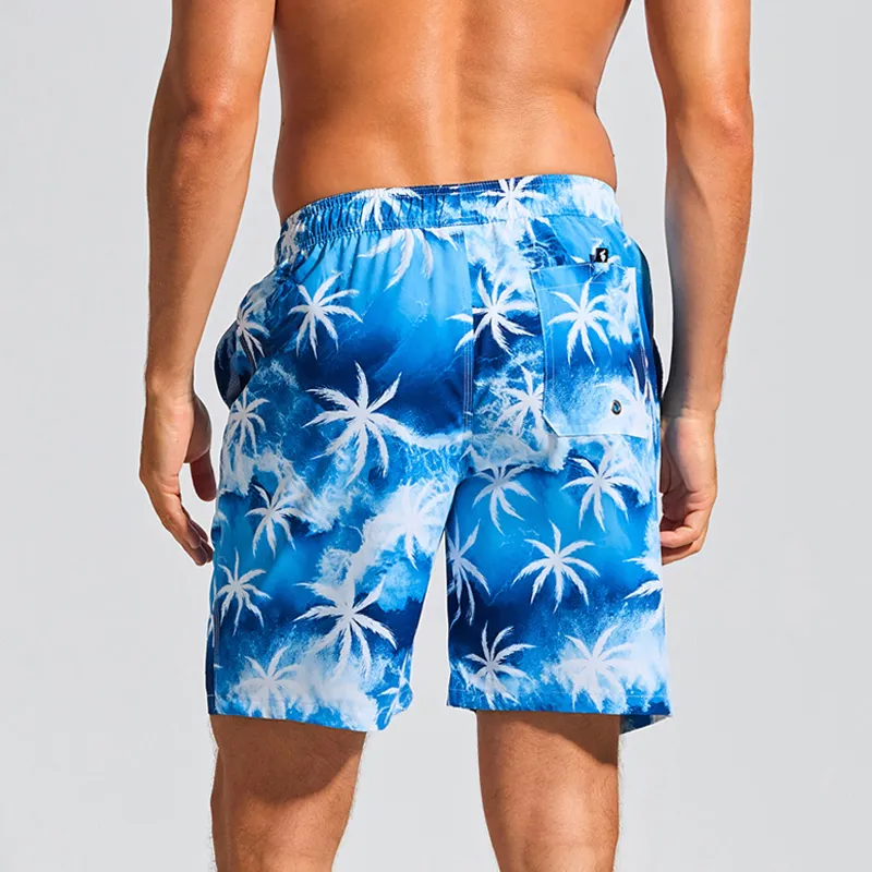 GAILANG Casual Shorts Men's Dark Sky Blue-3