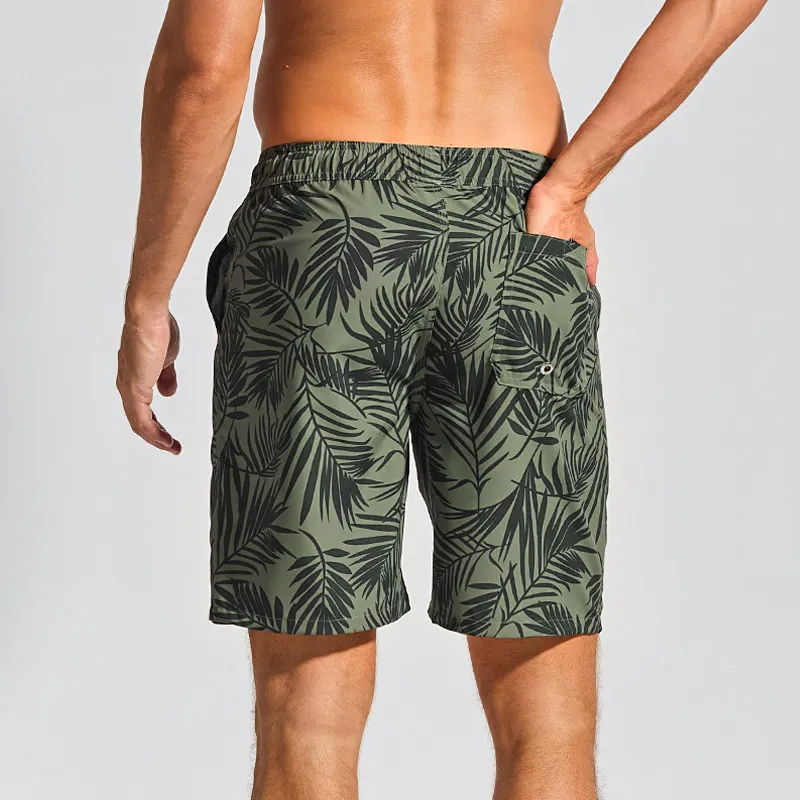 GAILANG Casual Shorts Men's Olive Green-4