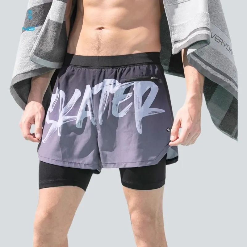 GAILANG Swimming Shorts Men's Dark Gray Gradient-2