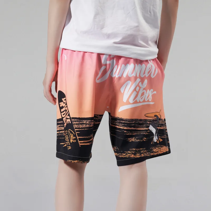 GAILANG Beach Shorts Unisex Pink-6