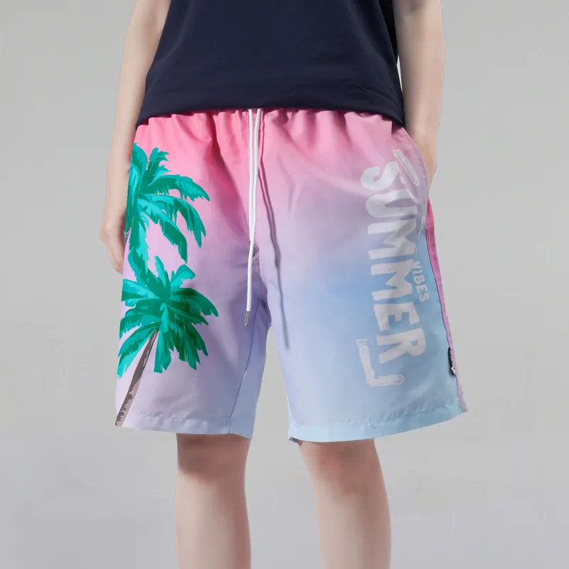 GAILANG Beach Shorts Men Pink-2