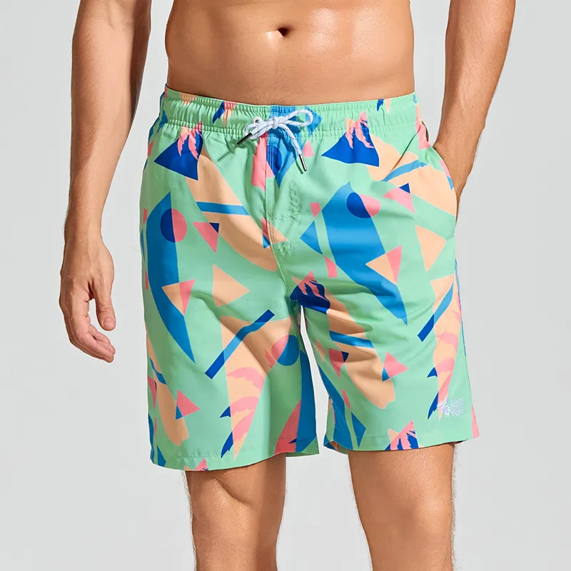 GAILANG Casual Shorts Men's Cyan-4