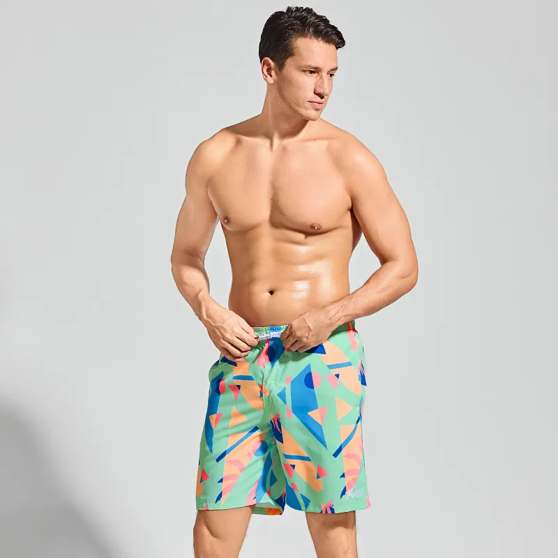 GAILANG Casual Shorts Men's Cyan-2