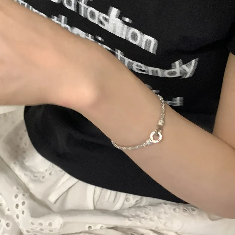 Floating Joy 925 Sterling Silver Bracelets Women's Snake Year Good Luck-1