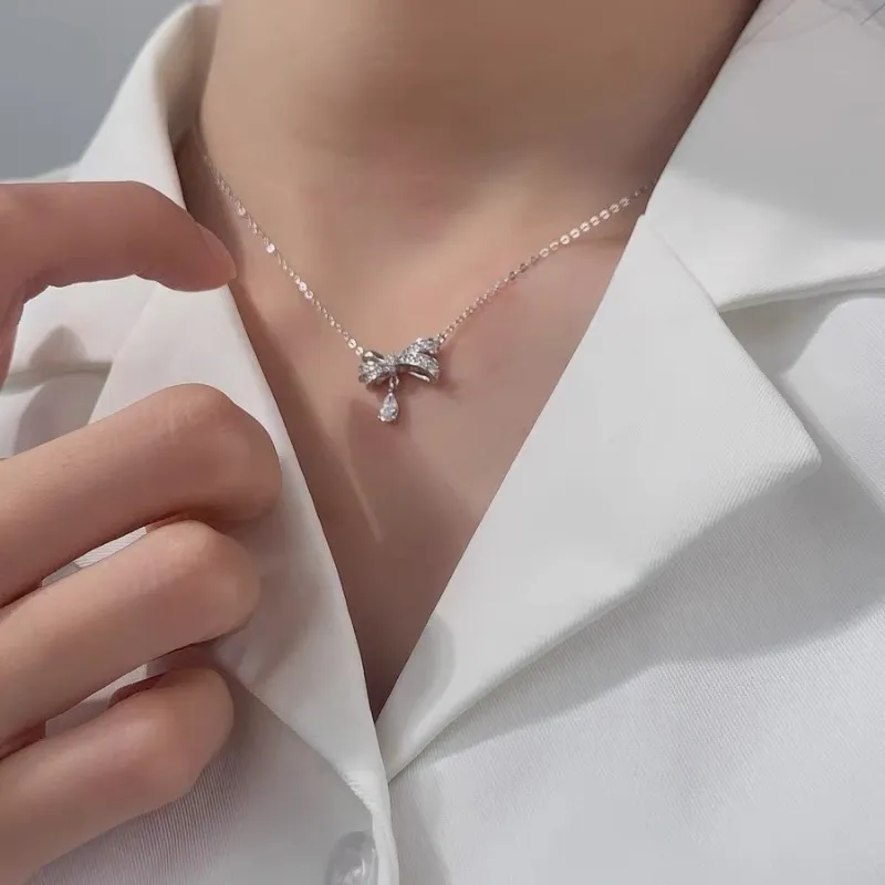 Floating Joy 925 Sterling Silver Necklaces Women's-2