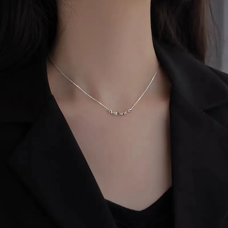 Floating Joy Titanium Steel Necklaces Women's Year Of The Snake Good Luck-3