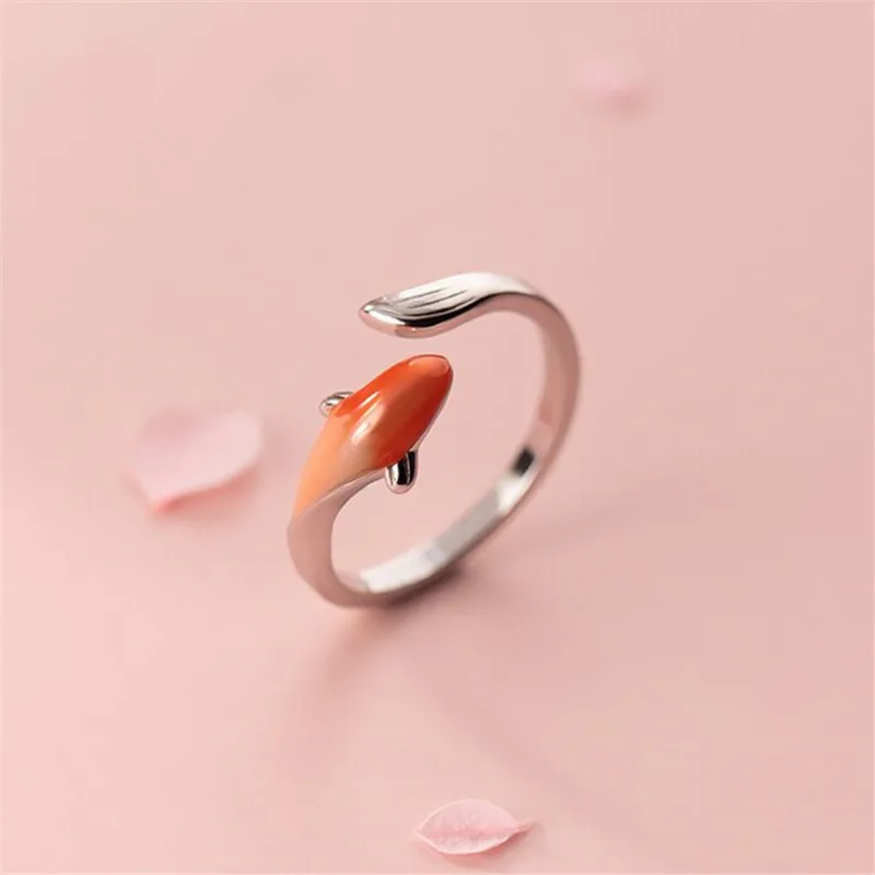 Floating Joy 925 Sterling Silver Oil Drip Rings Women's-4