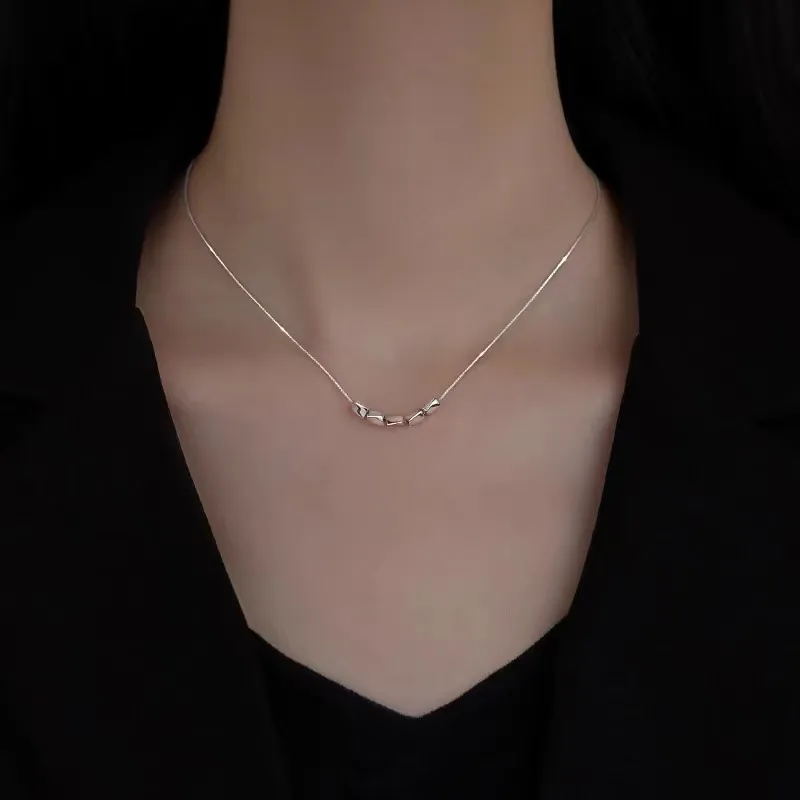 Floating Joy Titanium Steel Necklaces Women's Year Of The Snake Good Luck-4