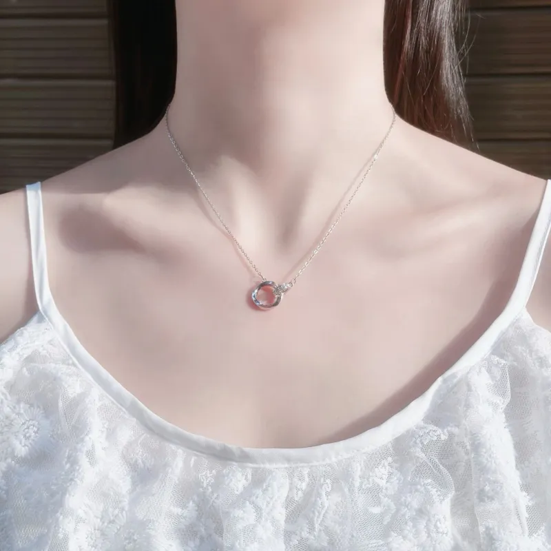 Floating Joy 925 Sterling Silver Necklaces Women's-3
