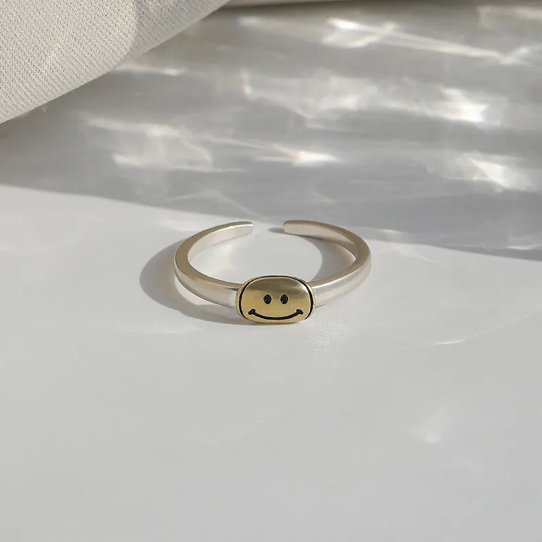 Floating Joy 925 Sterling Silver Rings Unisex Niche Trendy-4