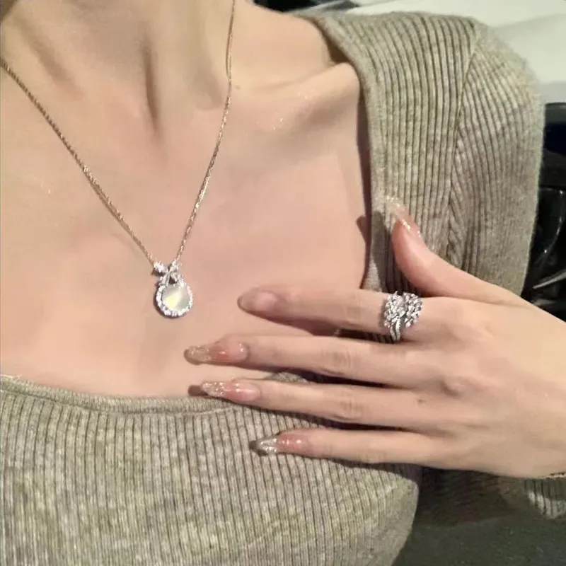 Floating Joy 925 Sterling Silver Necklaces Women's-3