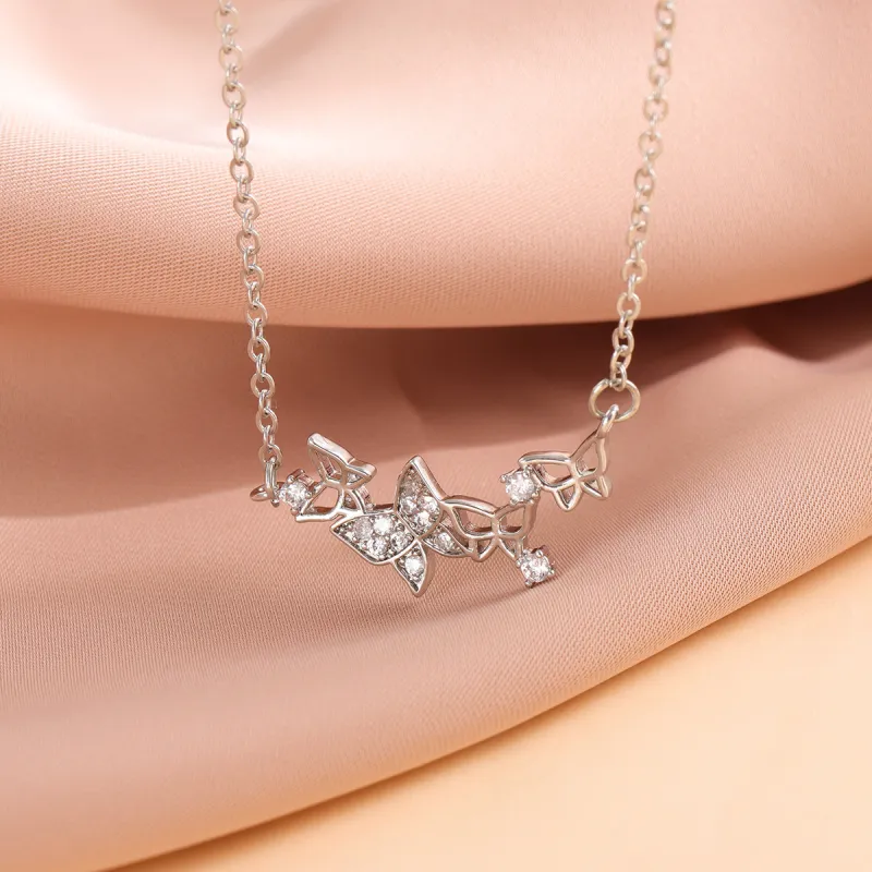 Floating Joy Titanium Steel Necklaces Women's Year Of The Snake Good Luck-4