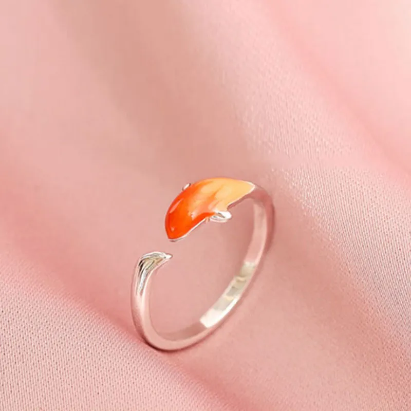 Floating Joy 925 Sterling Silver Oil Drip Rings Women's-1