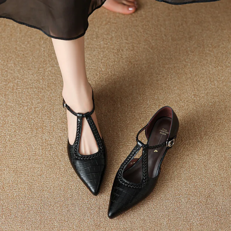 FMM Chunky Heel High Heels Women's-1