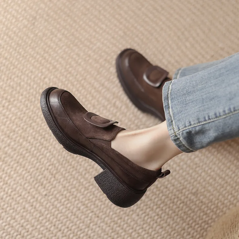 FMM Loafers Women's Black/Brown-10