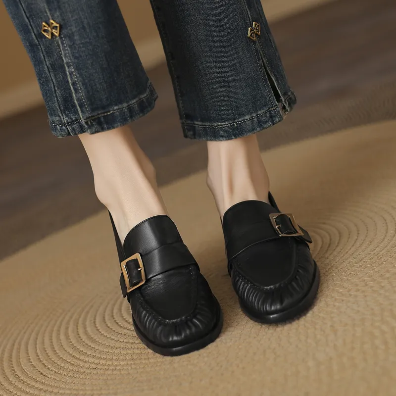 FMM Loafers Women's Black/Apricot-4