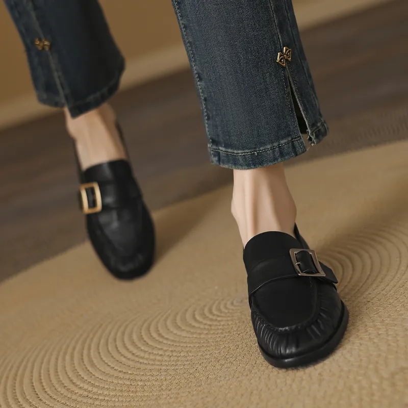FMM Loafers Women's Black/Apricot-1