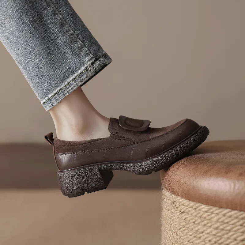 FMM Loafers Women's Black/Brown-9