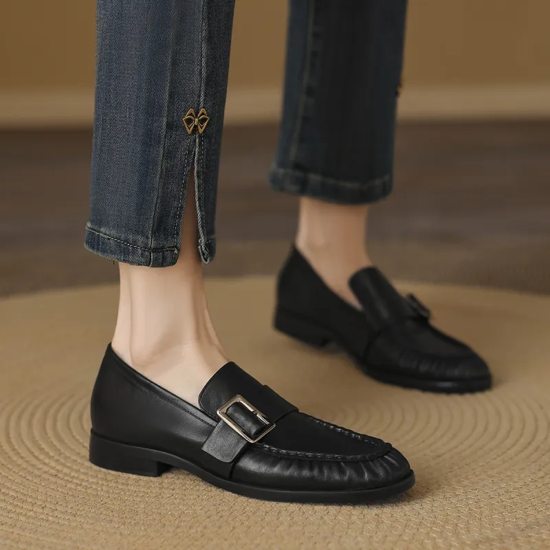 FMM Loafers Women's Black/Apricot-2