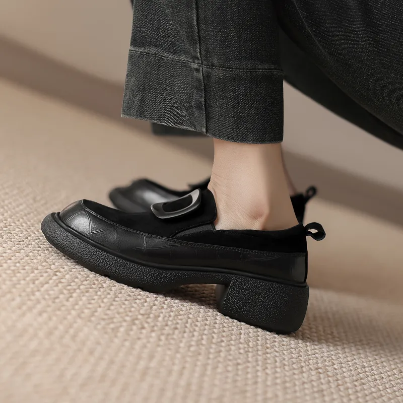 FMM Loafers Women's Black/Brown-3