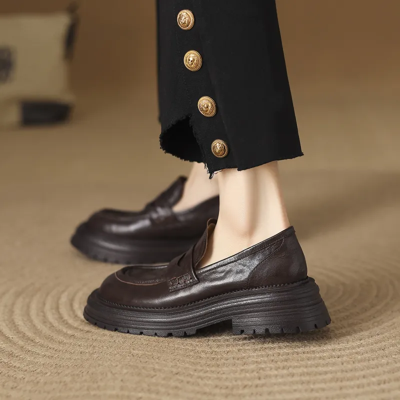 FMM Loafers Women's Black/Brown-7