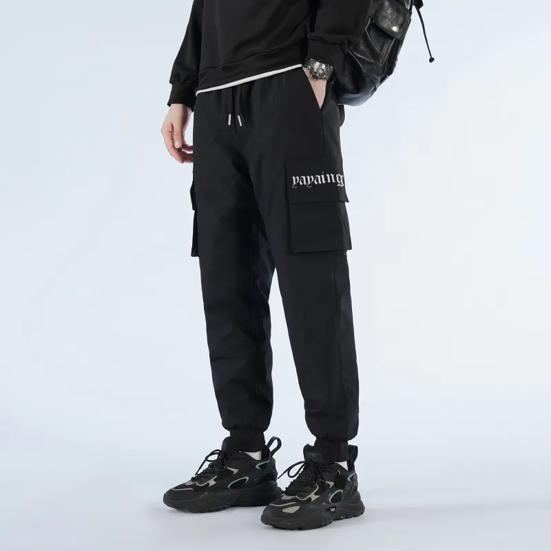 YAYA YAYA Down Pants Unisex Black-2