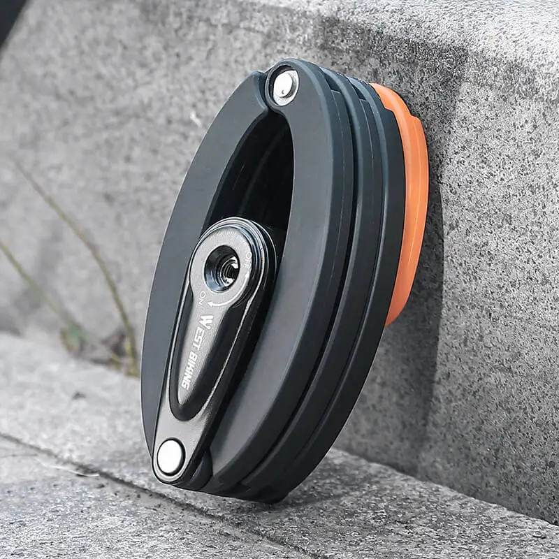 WEST BIKING Bicycle Locks Anti Pick, Anti Rust, Adjustable Folding Lock-5