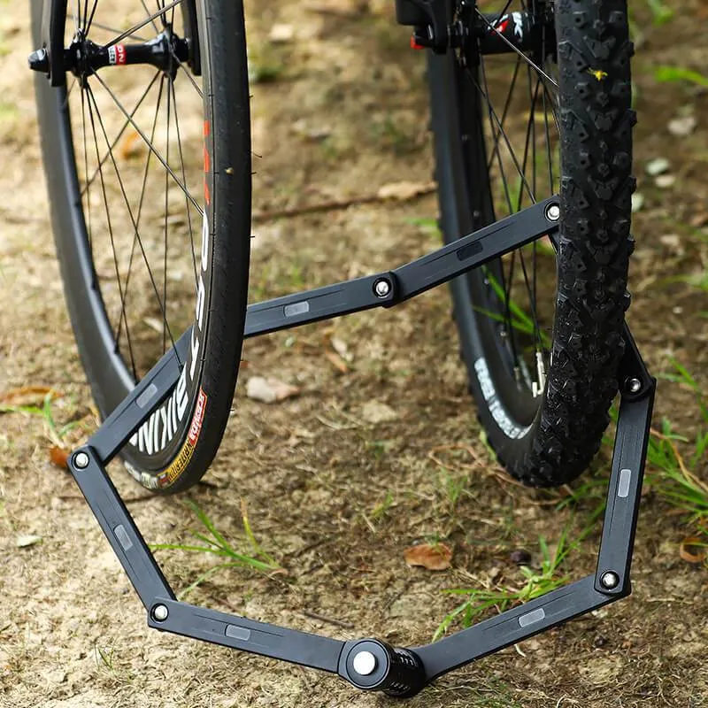 WEST BIKING Bicycle Locks Anti Squeeze And Rust Resistant Coded Lock-7