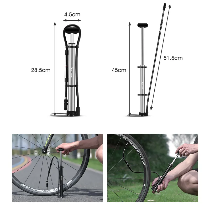 WEST BIKING Bicycle Pumps-6