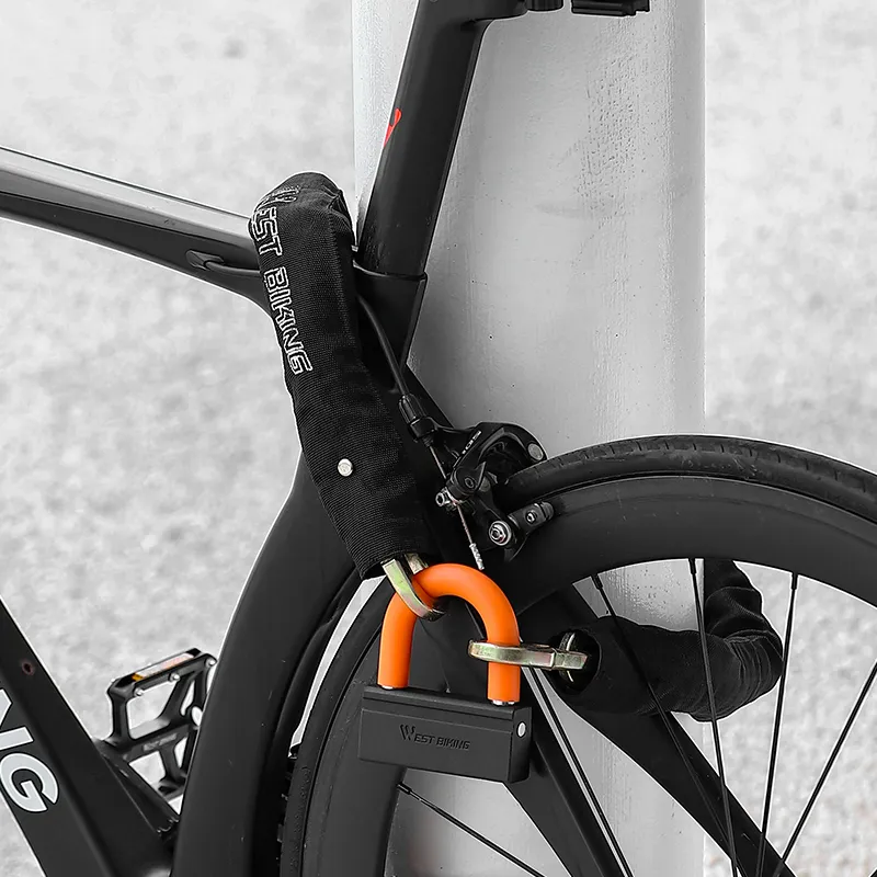 WEST BIKING Bicycle Locks Chain Lock-10