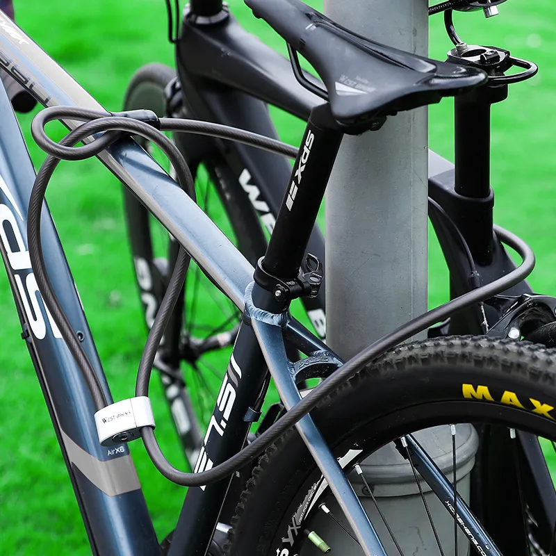 WEST BIKING Bicycle Lock Anti Theft Cable Lock-5
