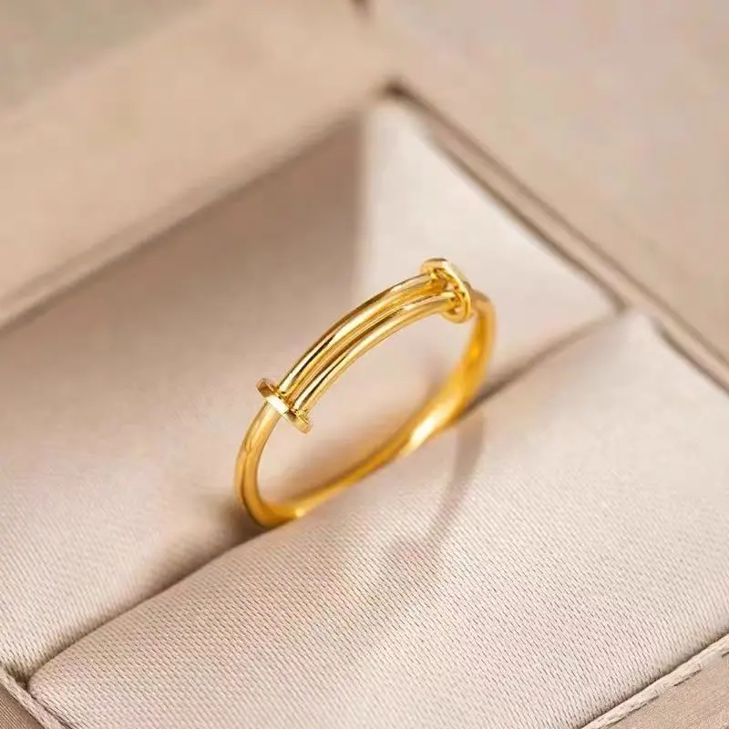 Kim Heng Hee S999 Fine Silver Minimalist Style Advanced Silicone Ring With Active Mouthpiece Ring Unisex-1