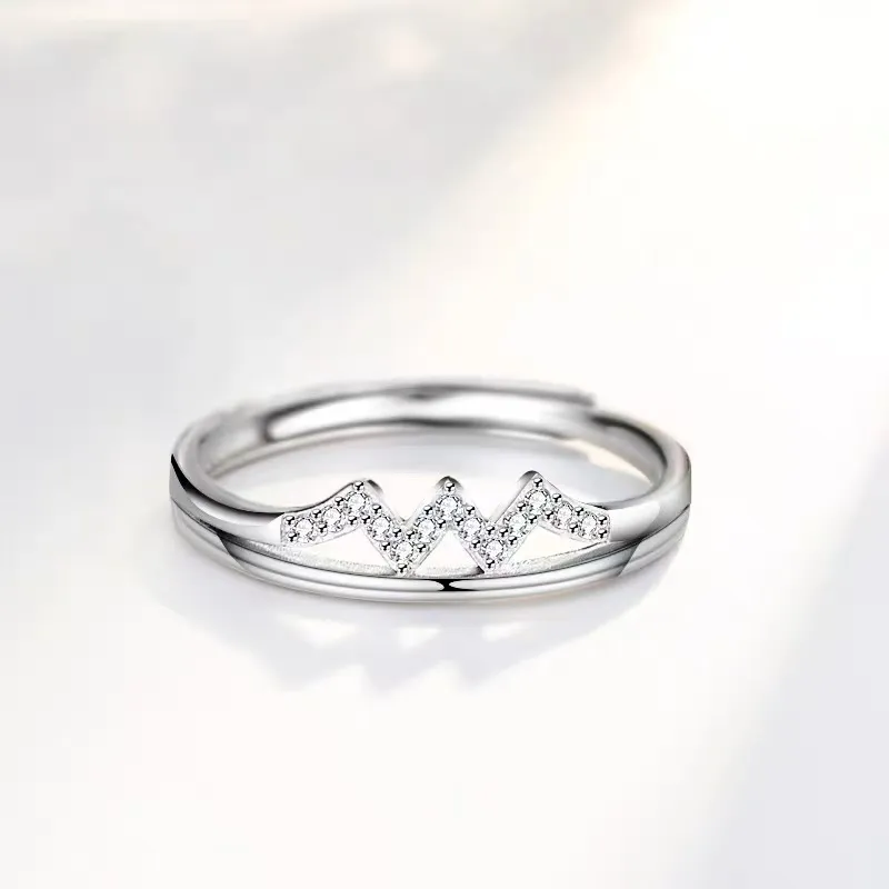 Kim Heng Hee S925 Silver Elegant And Exclusive Minimalist Advanced Fashionable Versatile Ring Unisex-4