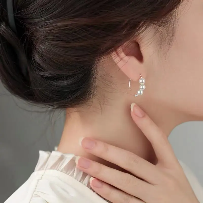 Kim Heng Hee S999 Fine Silver Earrings Women's-4