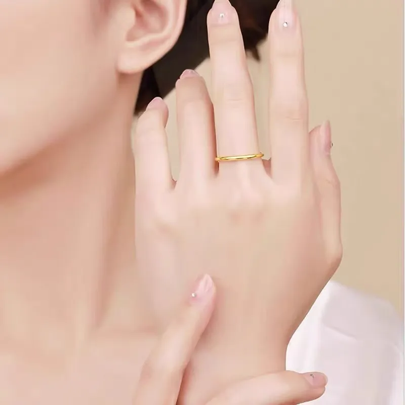Kim Heng Hee S999 Fine Silver Minimalist Style Advanced Silicone Ring With Active Mouthpiece Ring Unisex-3