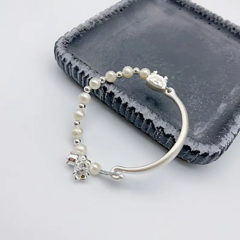 Kim Heng Hee S999 Fine Silver Bangles Women's-4
