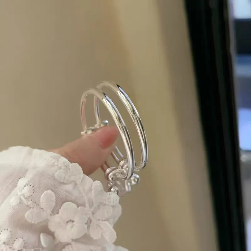 Kim Heng Hee S999 Silver Bangles Kids'-3