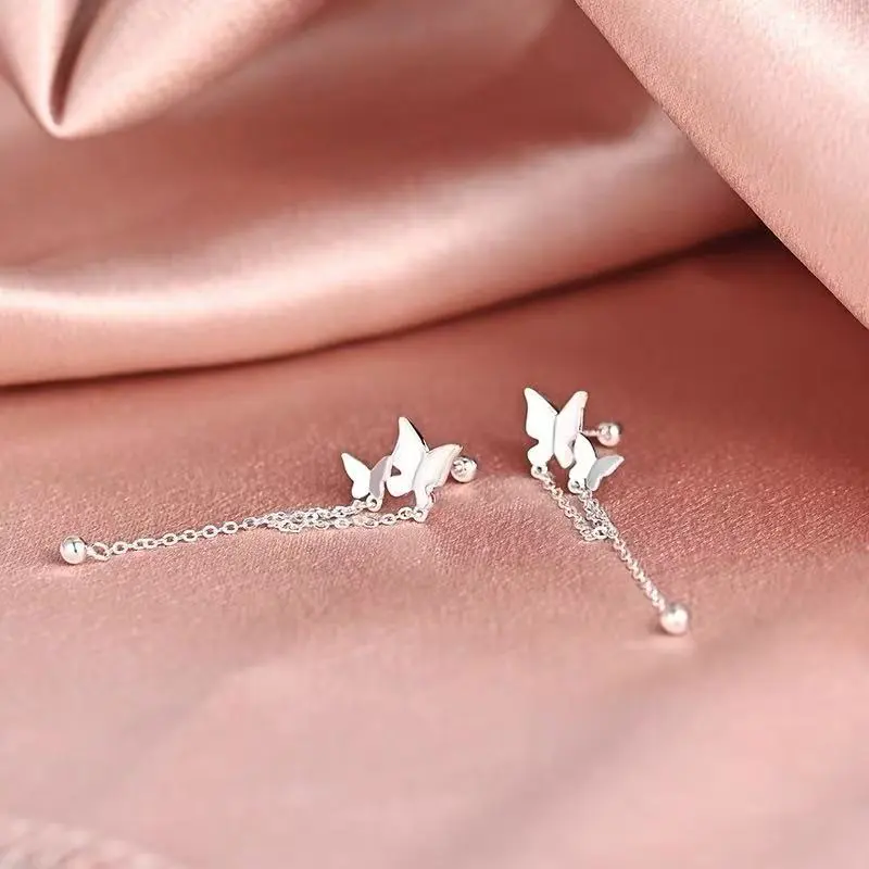 Kim Heng Hee S999 Fine Silver Earrings Women's-2