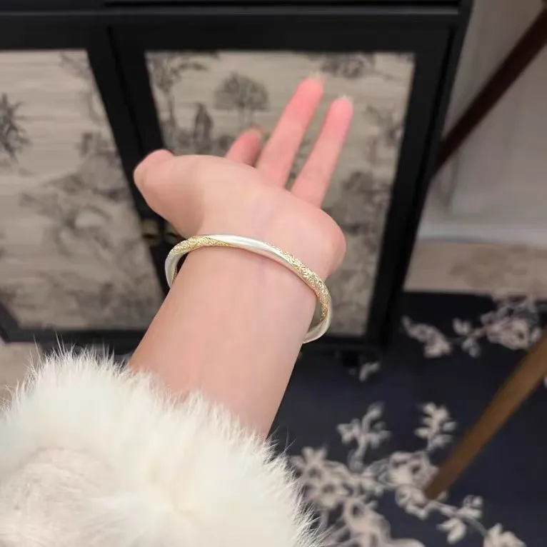 Kim Heng Hee S999 Fine Silver Bangles Women's-4