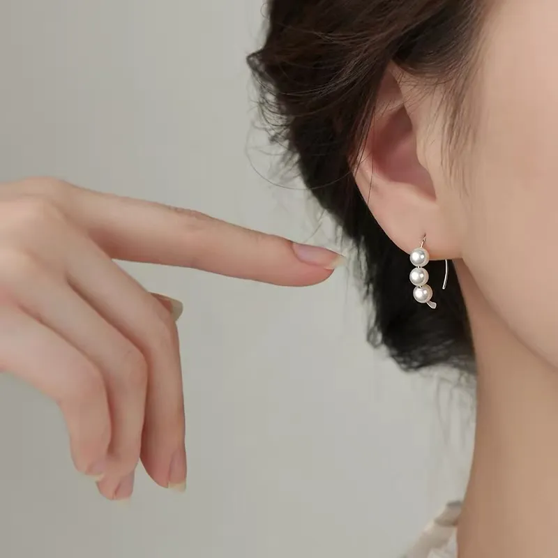 Kim Heng Hee S999 Fine Silver Earrings Women's-3