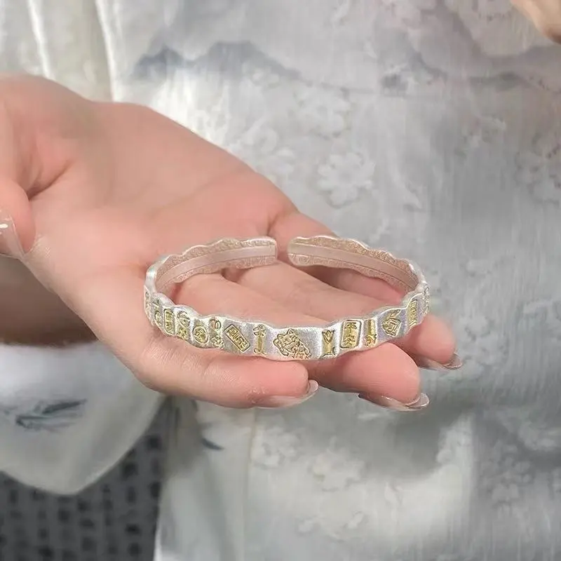 Kim Heng Hee S999 Fine Silver Bangles Women's-2